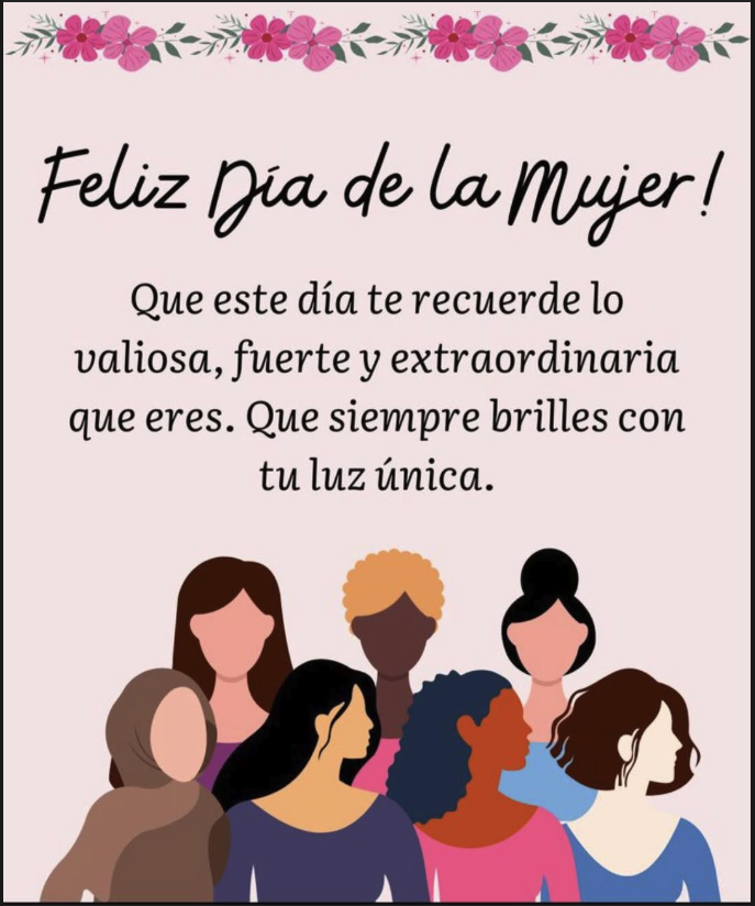 Feliz día de la mujer